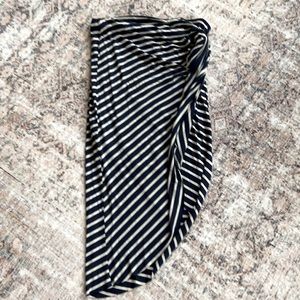 ANTHRO stretchy wrap skirt